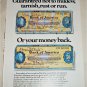 1970 Bank of America Tavelers Cheques Mildew ad