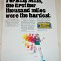 1971 Bank of America Tavelers Cheques ad featuring Billy Mills