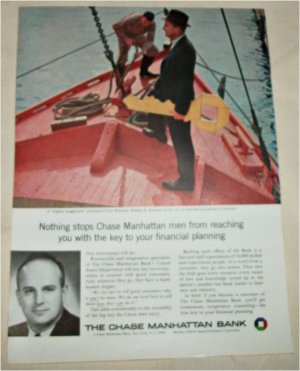 Chase Manhattan Bank Nothing Stops Chase Manhattan Men ad