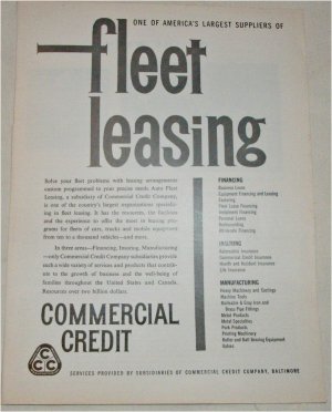 1963 Commercial Credit Company ad