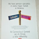 1966 Connecticut General Main Pension ad