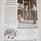 1961 Farmers Insurance His Car Is Protected ad