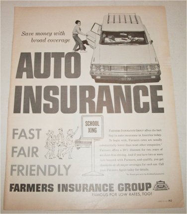 1964 Farmers Insurance Group Auto Insurance ad
