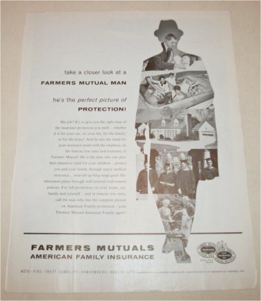 1962 Farmers Mutuals Man ad