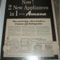 1956 Amana Freezer Refrigerator Model FPR-18 ad