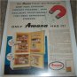 1960 Amana Model FDF-125 Refrigerator ad