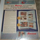 1961 Amana Free-O- Frost Model FF-125  Freezer Refrigerator ad