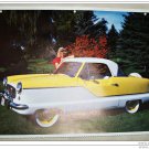 1960 AMC Metropolitan ht car print (yellow & white)