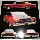 1965 AMC Marlin car print (red & black)
