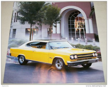 1965 AMC Marlin car print (yellow)