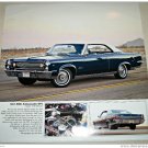 1967 AMC Ambassador DPL 2 dr ht car print (blue & white)