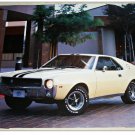 1968 AMC AMX car print (creme & black)