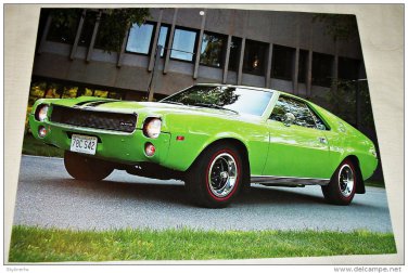 1969 AMC AMX car print (green)