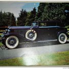 1933 Auburn V12 Convertible car print (black, black top)