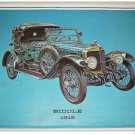 1915 Biddle Touring car print (blue, black top)