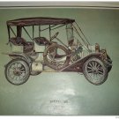 1909 Buick Touring car print (green, black top)