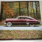 1949 Buick 2 dr Sedan car print (maroon)