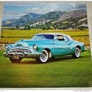 1953 Buick Skylark Convertible car print (green, white top)
