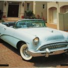 1954 Buick Skylark Convertible car print (blue, no top)
