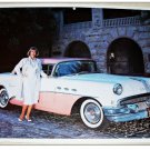 1956 Buick Riviera 2 dr Ht car print (pink & white)