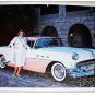 1956 Buick Riviera 2 dr Ht car print (pink & white)