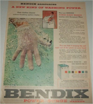 1956 Bendix Washing Machine ad #2