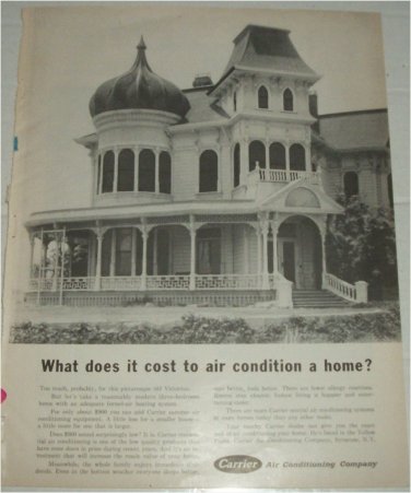 1961 Carrier Air Conditioner ad