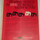 1962 Carrier Heating Systems ad