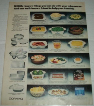 1980 Corning Ware Cookware ad