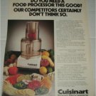 1980 Cuisinart Food Processor ad