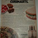 1985 Cuisinart Food Processor ad #1