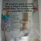 1987 Cuisinart Little Pro Food Processor ad