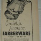 1951 Farberware Percolator Robot ad
