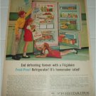 1962 Frigidaire Frost Proof Refrigerator ad