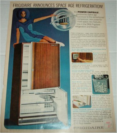 1966 Frigidaire Power Capsule Refrigerator ad