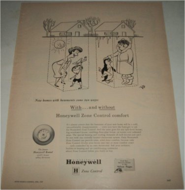 1957 Honeywell Zone Control ad