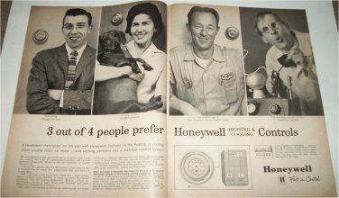 1962 Honeywell Controls ad