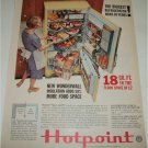 1960 Hotpoint Space Age 18 Refrigrerator ad