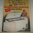 1951 International Harvester Freezers ad