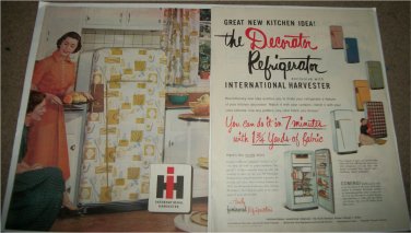 1953 International Harvester Refrigerators ad