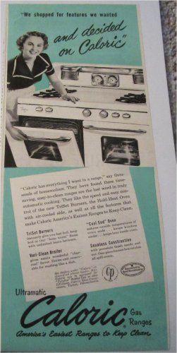1951 Caloric Gas Range ad #2