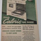 1952 Caloric Gas Range ad