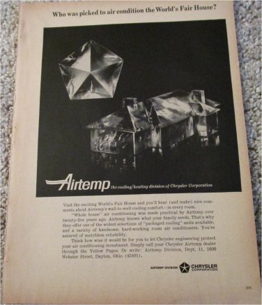 1964 Chrysler Airtemp Air Conditioner ad