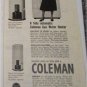 1952 Coleman Gas Water Heater ad