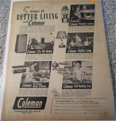 Coleman Appliances ad #2