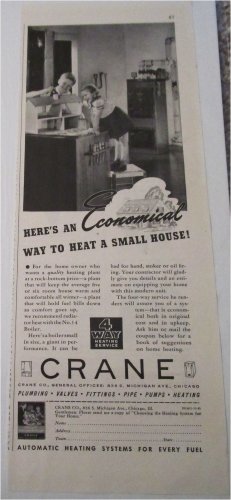 1941 Crane Boiler ad
