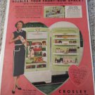 Crosley Shelvador Refrigerator ad