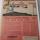 1953 Crosley All Electric Kitchens ad