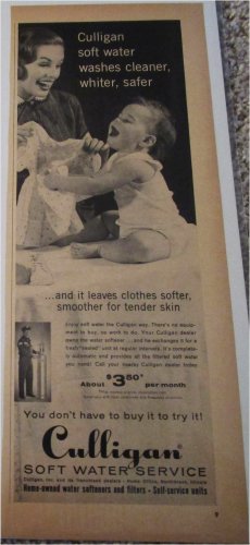 1954 Culligan Water Softner ad