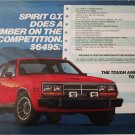 1983 American Motors Spirit GT 2 dr sedan car ad